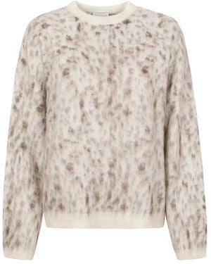 Brunello Cucinelli Round-Neck Knitwear - Bianco