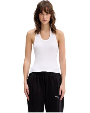 Vetements Sleeveless Tops - Blanco
