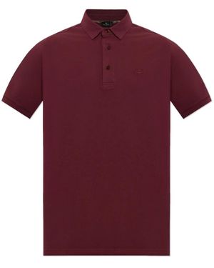 Etro Tops ,Rood ,Katoen Polo Met Geborduurd Logo