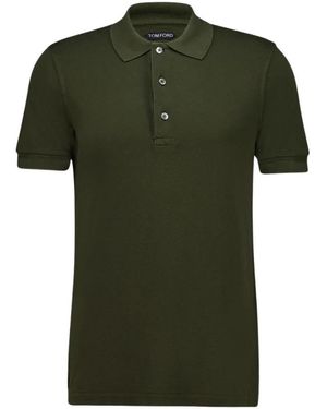 Tom Ford Polo Shirts - Verde