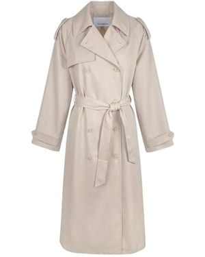 Frankie Shop Trench Coats - Natural