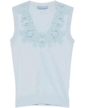 Ermanno Scervino Strickoberteil - Blau