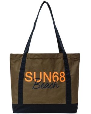 Sun 68 Shopping Bags - Black