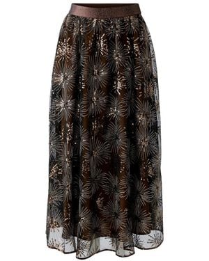 Ouí Midi Skirts - Black