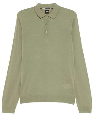 HUGO V-Neck Knitwear - Green