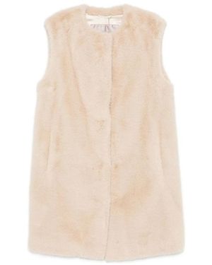 Herno Jassen ,Faux-Fur Vest - Naturel