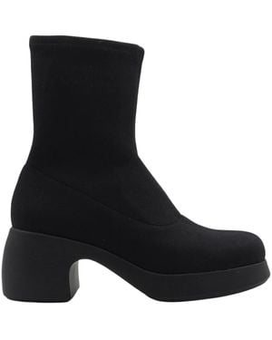 Camper Heeled Boots - Black