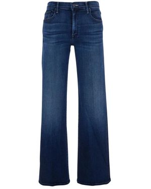 Mother Straight Jeans - Blauw
