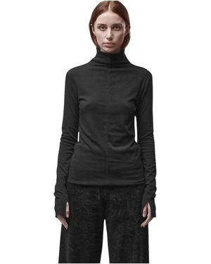 Thom Krom Raffinierter Rollkragenpullover - Schwarz