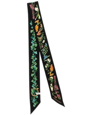 Ferragamo Silky Scarves - Vert