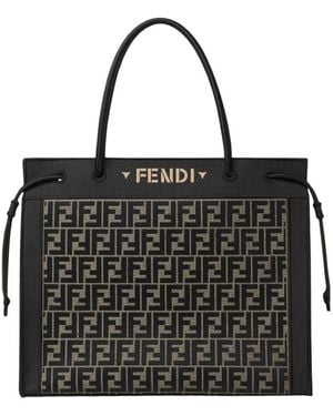 Fendi Magic Shopper Large - Schwarz