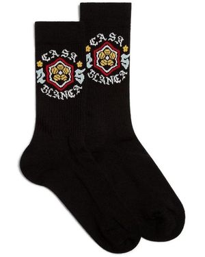 CASABLANCA Socks - Noir