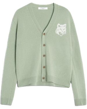 Maison Kitsuné Cardigan - Grün
