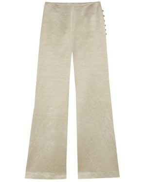 Cortana Wide Trousers - Natural