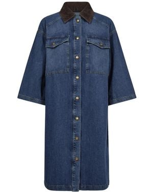 Mos Mosh Shirt Dresses - Bleu