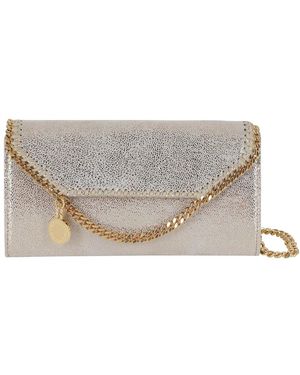 Stella McCartney Falabella Flap Continental Portemonnee - Grijs