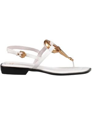 Jeffrey Campbell Flat Sandals - Blanco