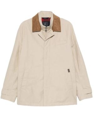 Fay Jassen ,Double Front Down Jacket - Naturel