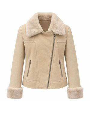 Dolce & Gabbana Faux Fur & Shearling Jackets - Natural