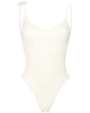 LaRevêche Badmode ,Stijlvolle One Piece Badpak - Wit