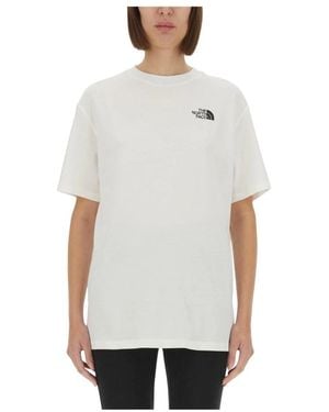 The North Face Tops ,Wit ,Katoen Essential Oversize T-Shirt