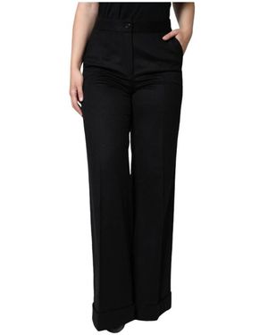 Dolce & Gabbana Wide Trousers - Black