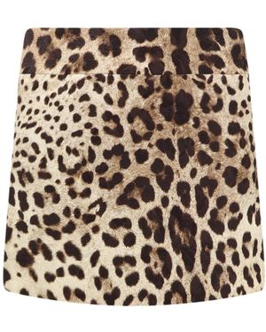 Dolce & Gabbana Short Skirts - Brown