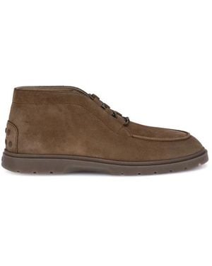 Tod's Lace-Up Boots - Bruin