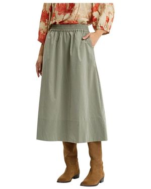 iN FRONT Midi Skirts - Verde