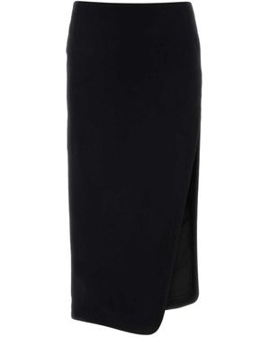 Ann Demeulemeester Midi Skirts - Negro