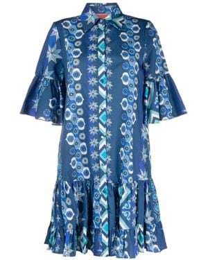 La DoubleJ Hemdkleid - Blau