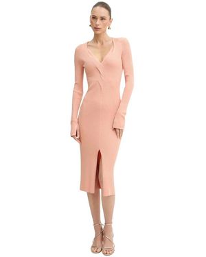 Patrizia Pepe Knitted Dresses - Rosa