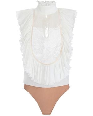 Elisabetta Franchi Bodysuit - Wit