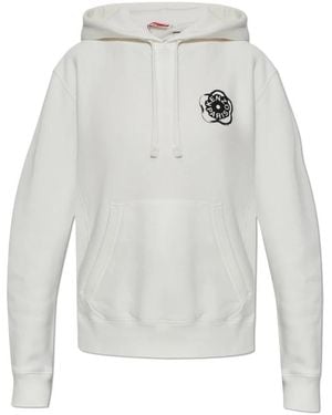 KENZO Hoodies & Sweatvesten ,Wit ,Katoen Cotton Sweatshirt