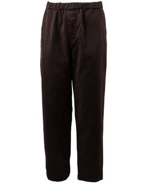 Casey Casey Straight Trousers - Negro