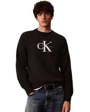 Calvin Klein Round-Neck Knitwear - Noir