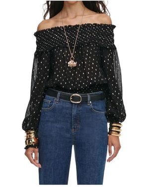 Self-Portrait Blouses - Black