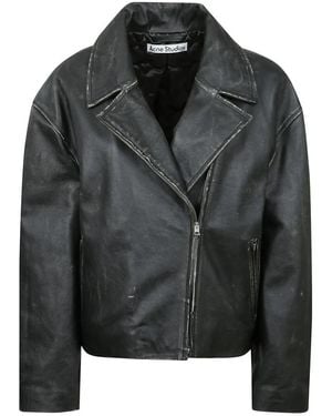 Acne Studios Leather Jackets - Nero