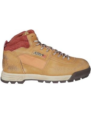 Autry Lace-Up Boots - Marrón