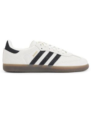 adidas Fitness ,Wit ,Skate Schoenen - Bruin