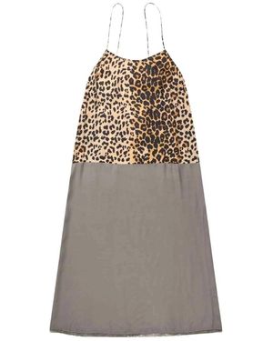Munthe Kleedjes ,Veelkleurig ,Varika Slip - Grijs