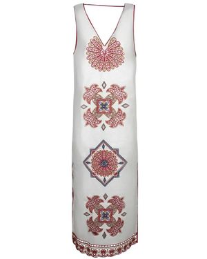 FARM Rio Midi Dresses - Bianco