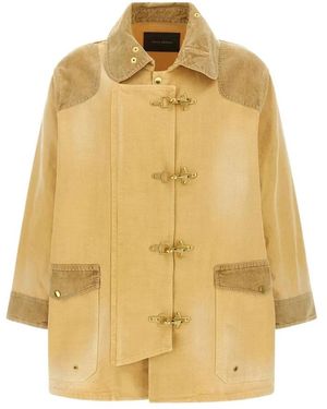Wales Bonner Single-Breasted Coats - Yellow