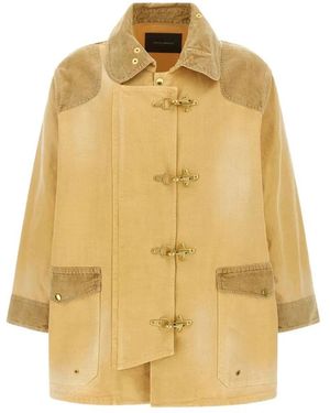Wales Bonner Single-Breasted Coats - Yellow