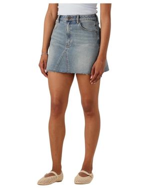 Abrand Jeans Skirts - Blau