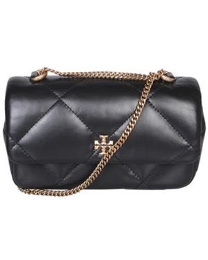 Tory Burch Mini Kira Diamond Quilt Flap Bag - Schwarz