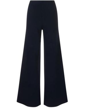 Max Mara Wide Trousers - Blue