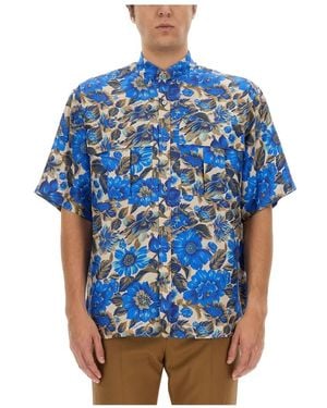 Moschino Short Sleeve Shirts - Blue