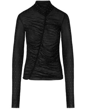 Liu Jo Long Sleeve T-Shirts - Black