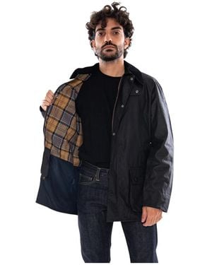 Barbour Ashby Wachsjacke - Schwarz